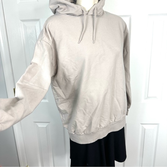 Maternity PRIMARK PARENTHOOD SWEATSHIRT neutral stone cafe long sleeve hooded S - Picture 3 of 10